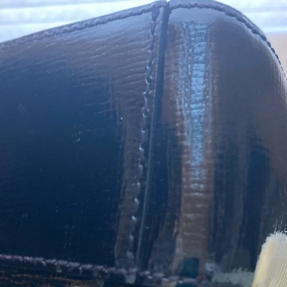 Michael Kors Black Patent Studded Chain Shoulder or Crossbody - Picture 8 of 11